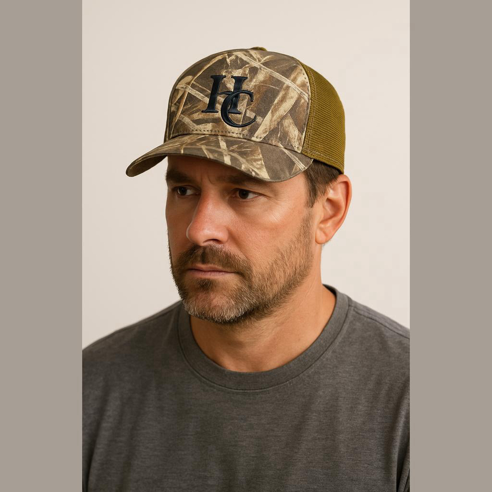 Richardson 112P Latte Camo Trucker Cap Mesh